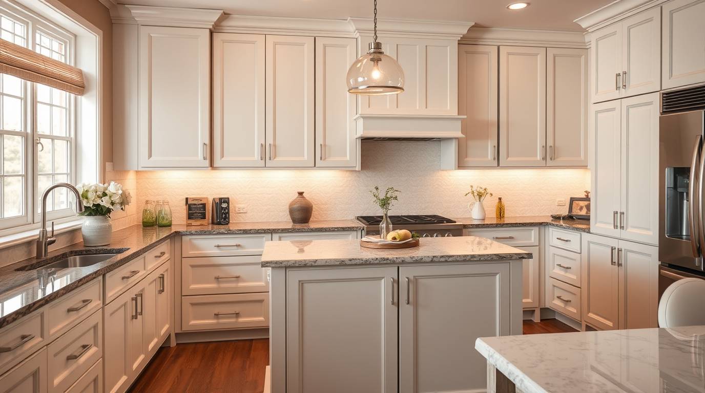 Cabinet refacing and hardware upgrades