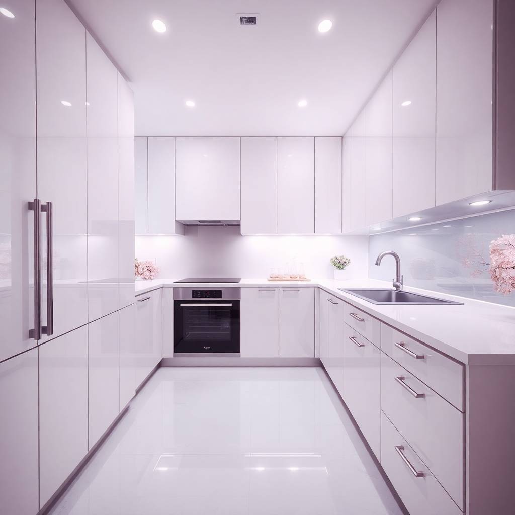 Frameless European modern cabinetry