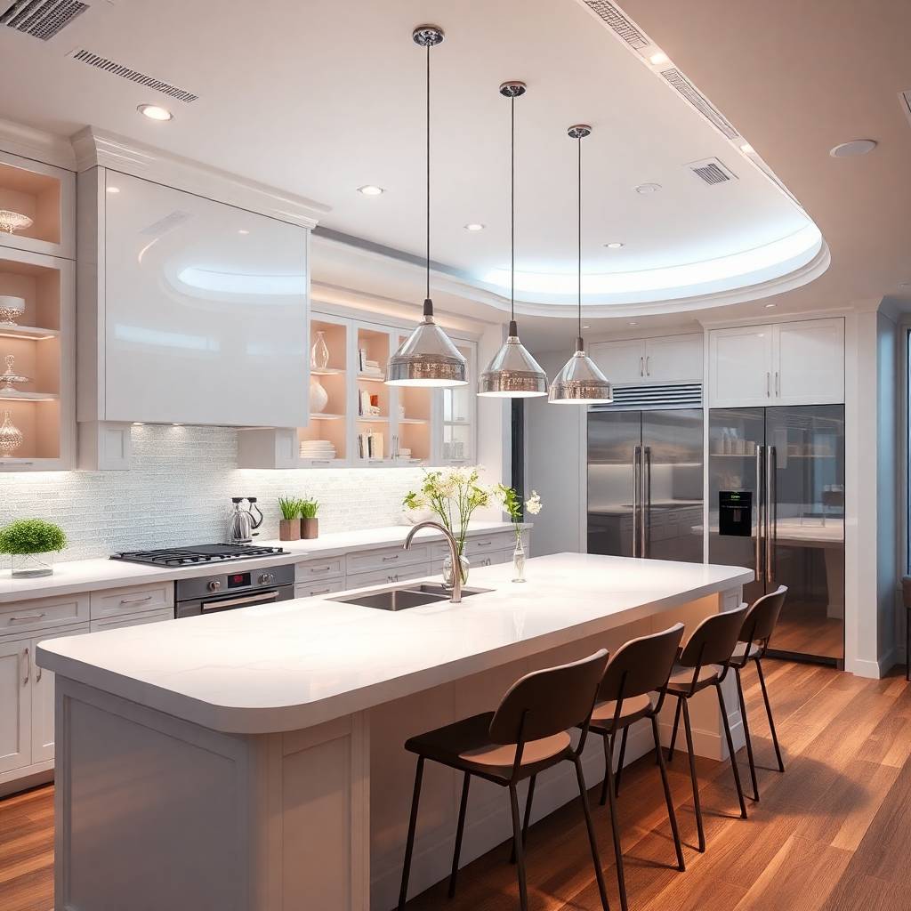 Transitional kitchen cabinets